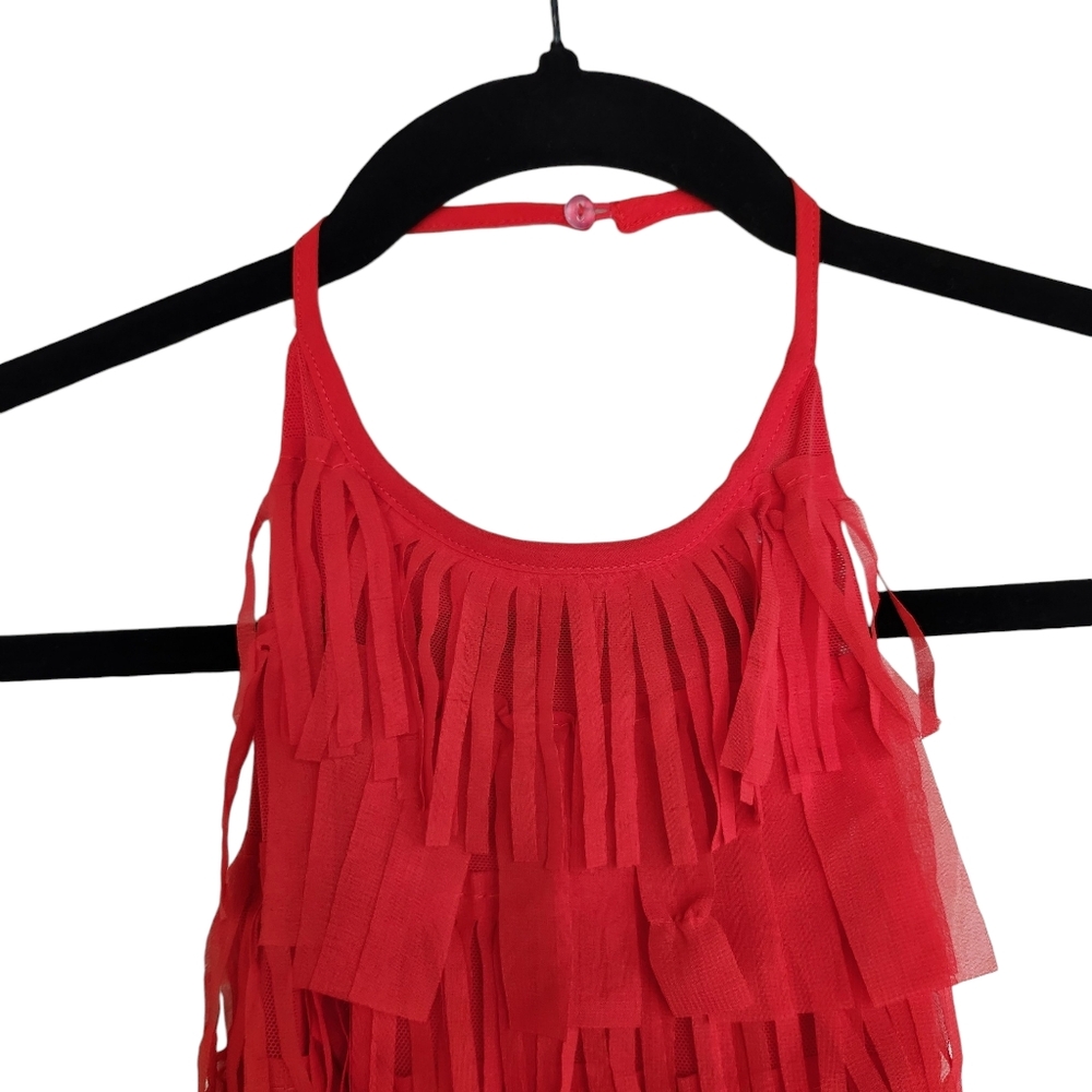 Zara Halter Mini Dress - Cherry Red ππ - Picture 3 of 11